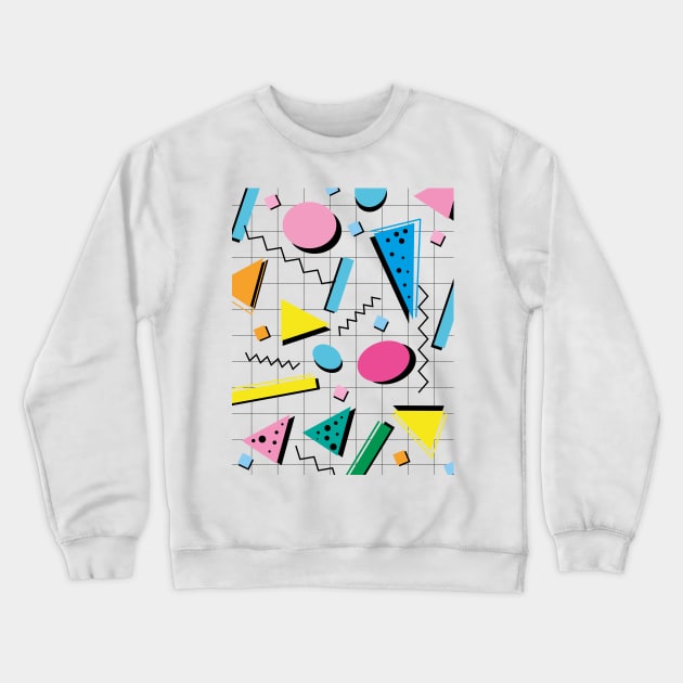 80s retro pattern Crewneck Sweatshirt by nickemporium1